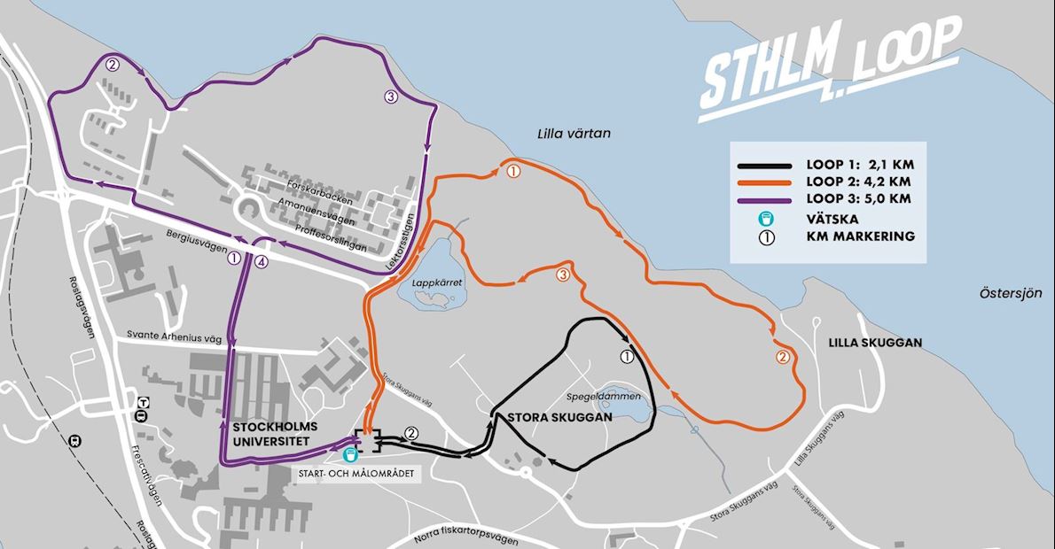 STHLM Loop MAPA DEL RECORRIDO DE