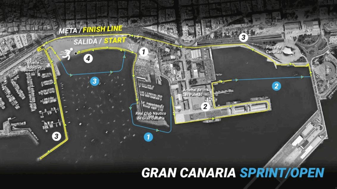 Swimrun Gran Canaria Maspalomas Routenkarte