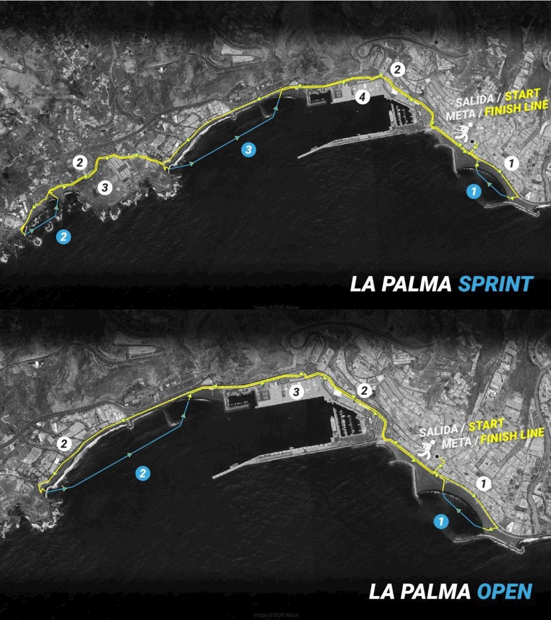 Swimrun La Palma 路线图