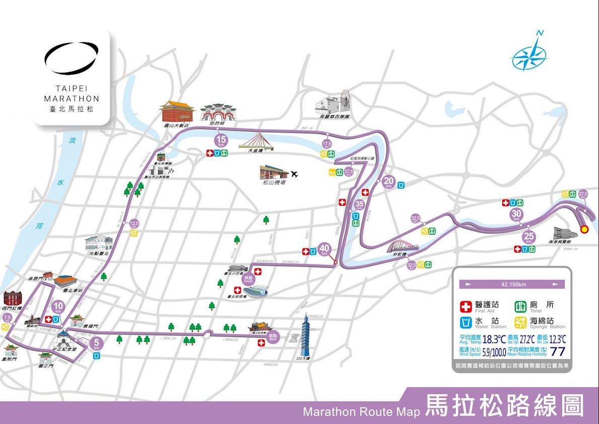 Taipei Marathon ITINERAIRE