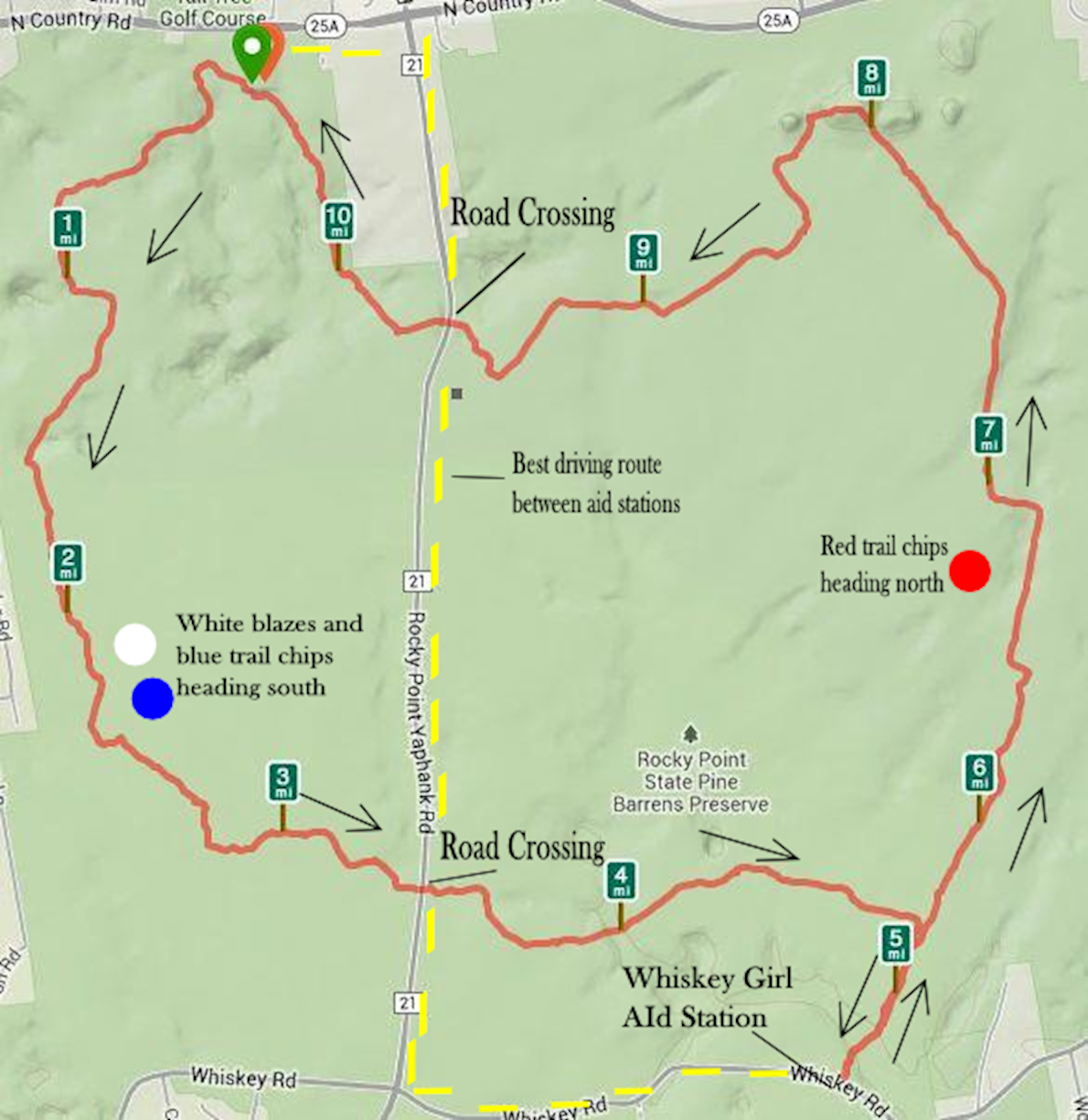 Tesla Hertz Run Mappa del percorso