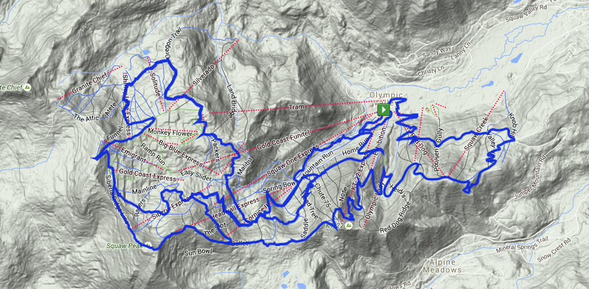 Broken Arrow Skyrace MAPA DEL RECORRIDO DE