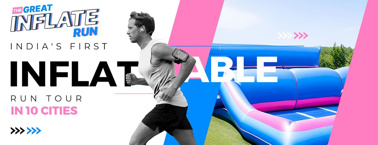 the great inflate run hyderabad indias first inflatable 5k obstacle course