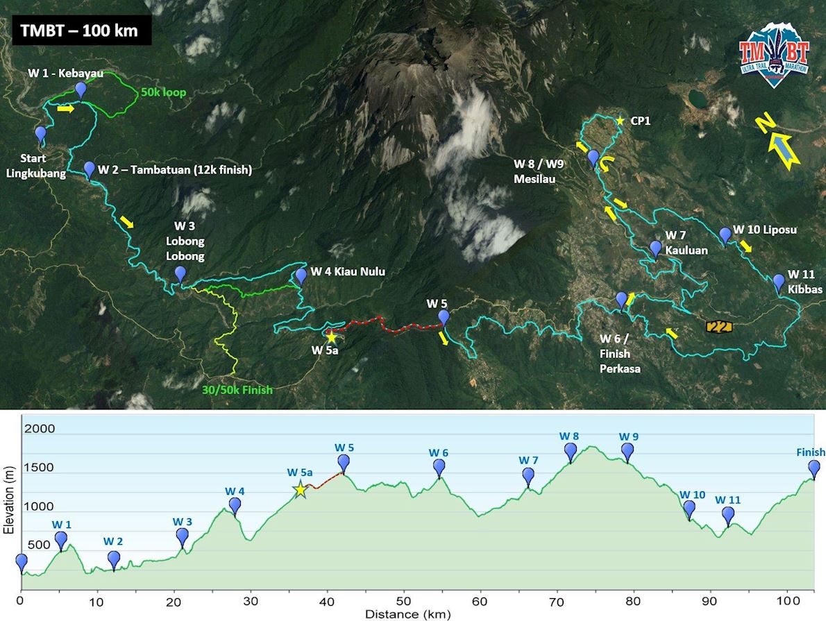 Most Beautiful Thing Ultra Trail Marathon ITINERAIRE
