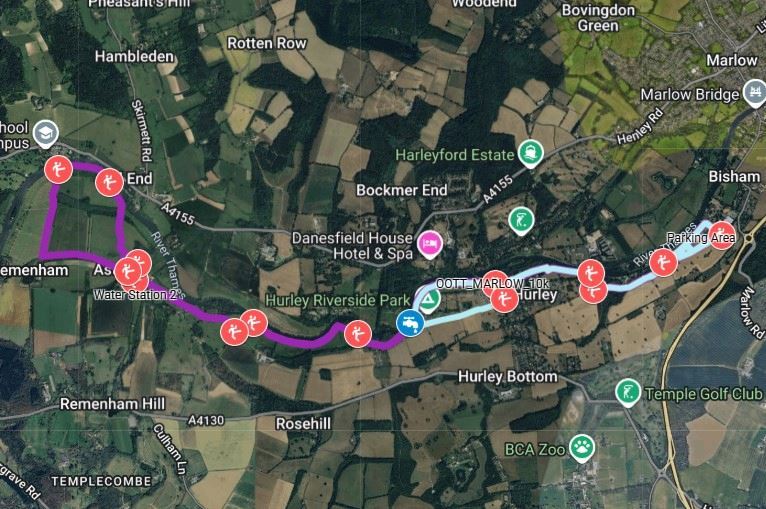 The One on the Trail - Marlow - September 路线图