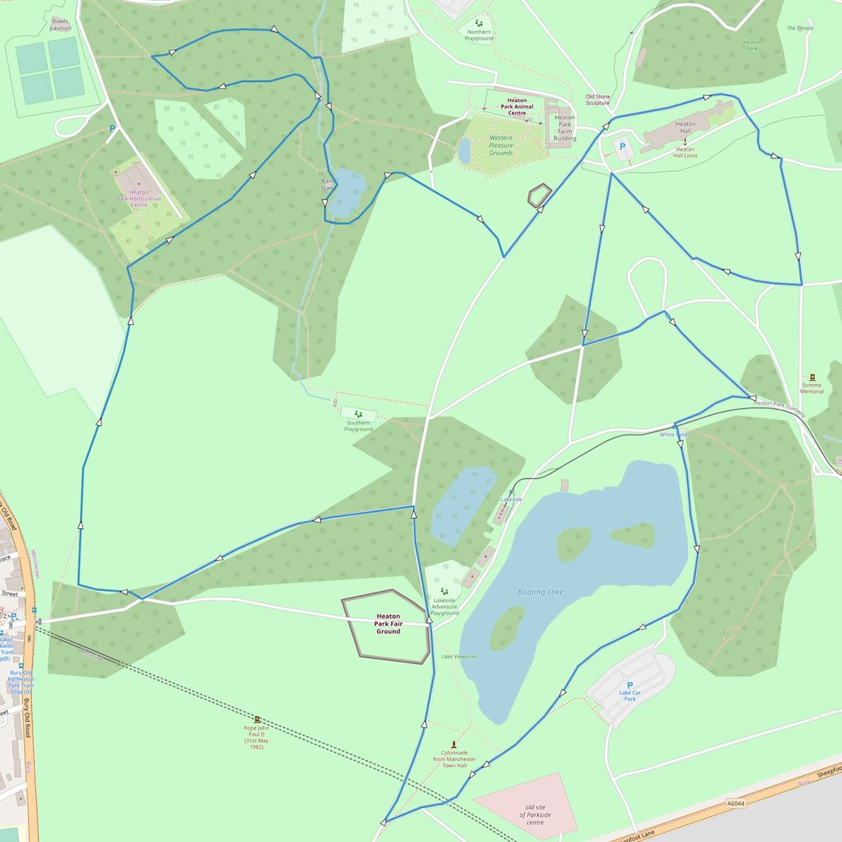 The Ultra Loop Route Map