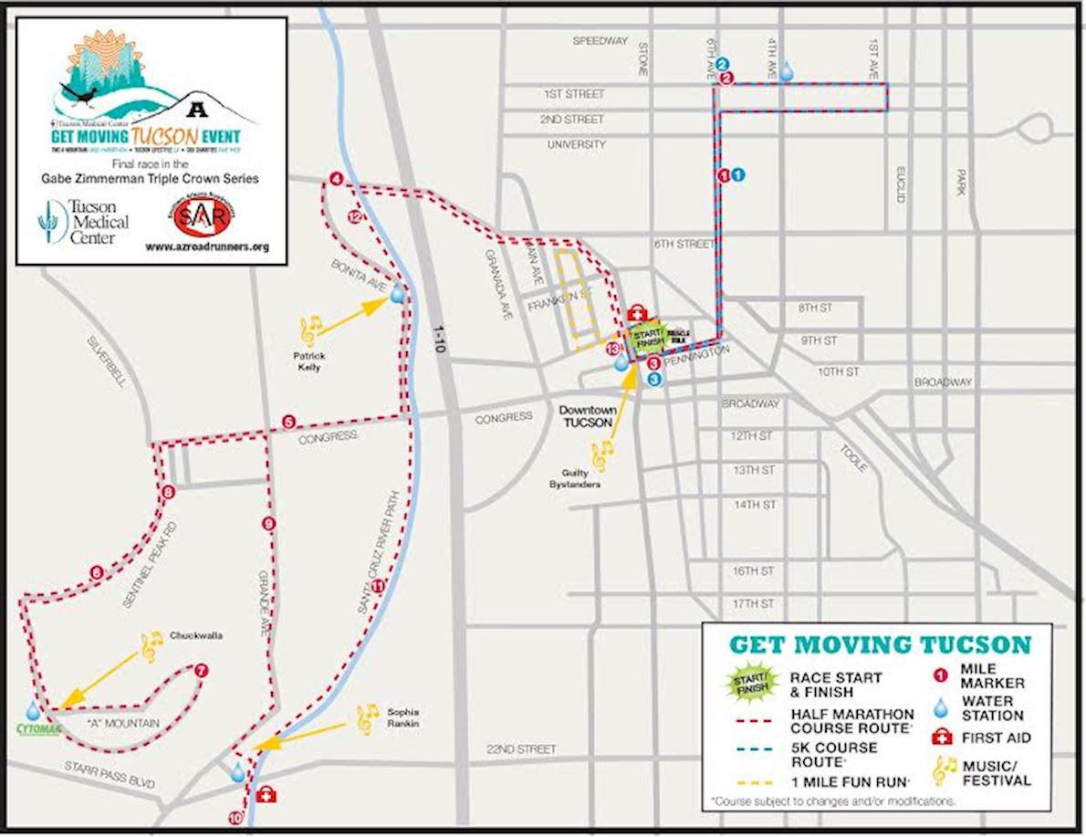 TMC Get Moving Tucson Half Marathon, Oct 27 2019 World's Marathons