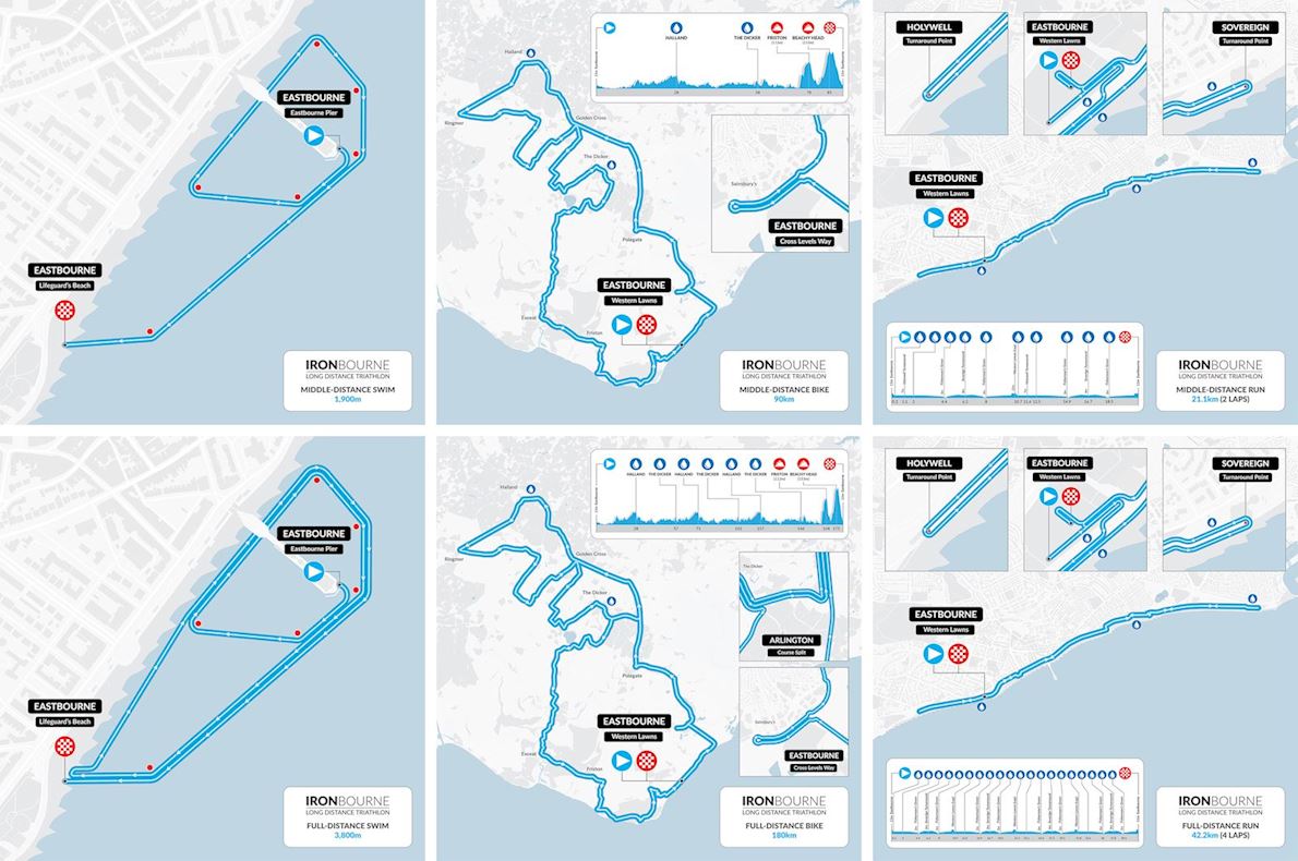 TriBourne Festival of Endurance MAPA DEL RECORRIDO DE