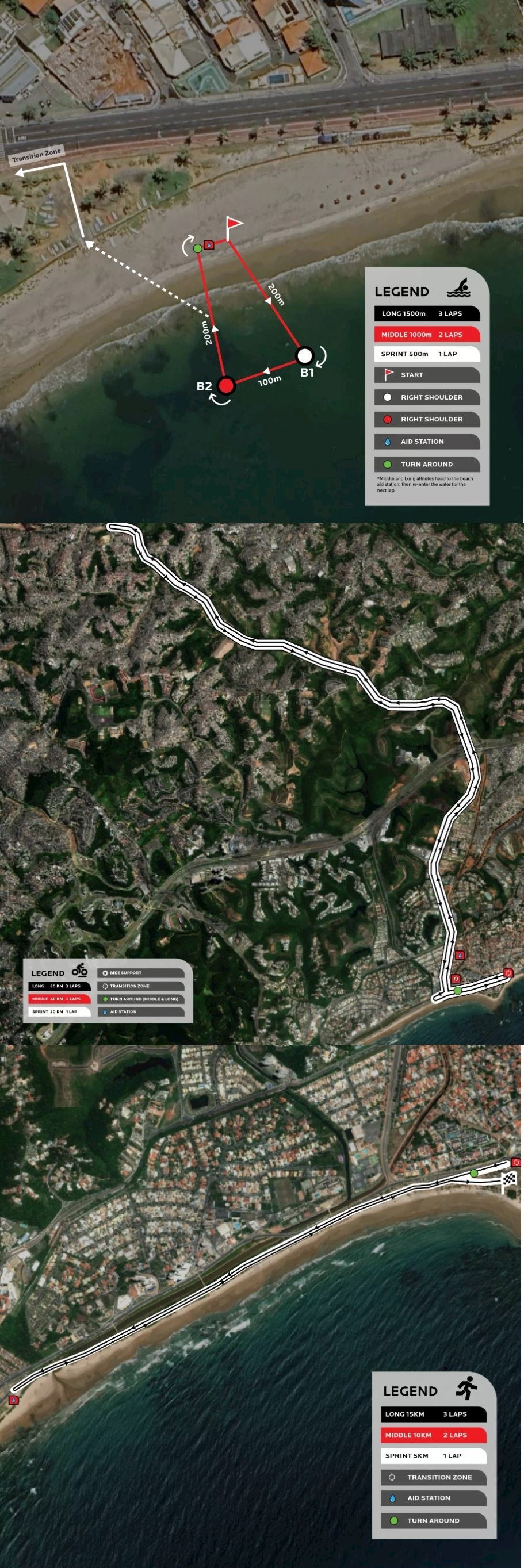 TRITON 1 Salvador Routenkarte