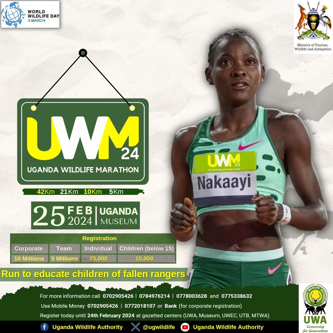 uganda wildlife marathon