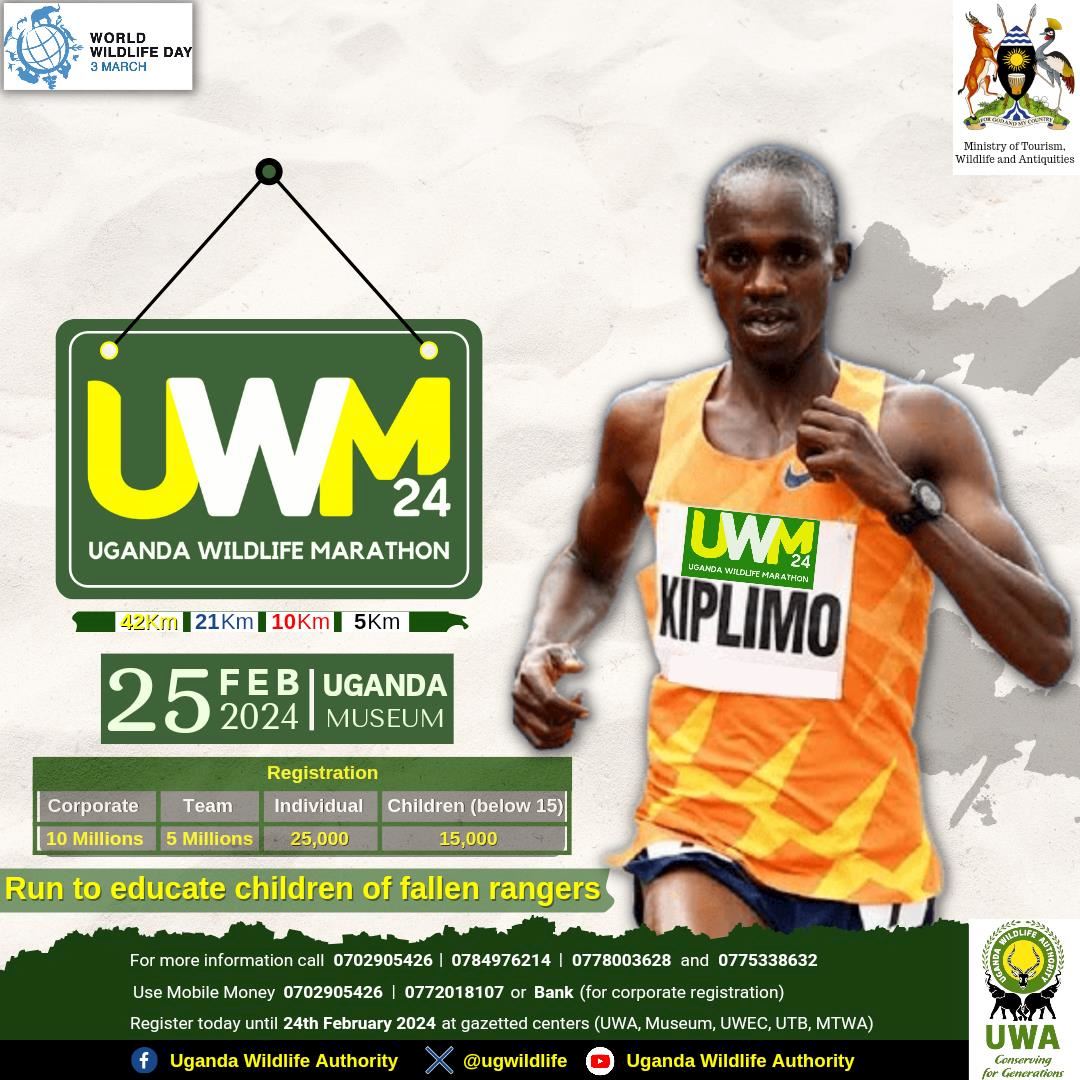uganda wildlife marathon