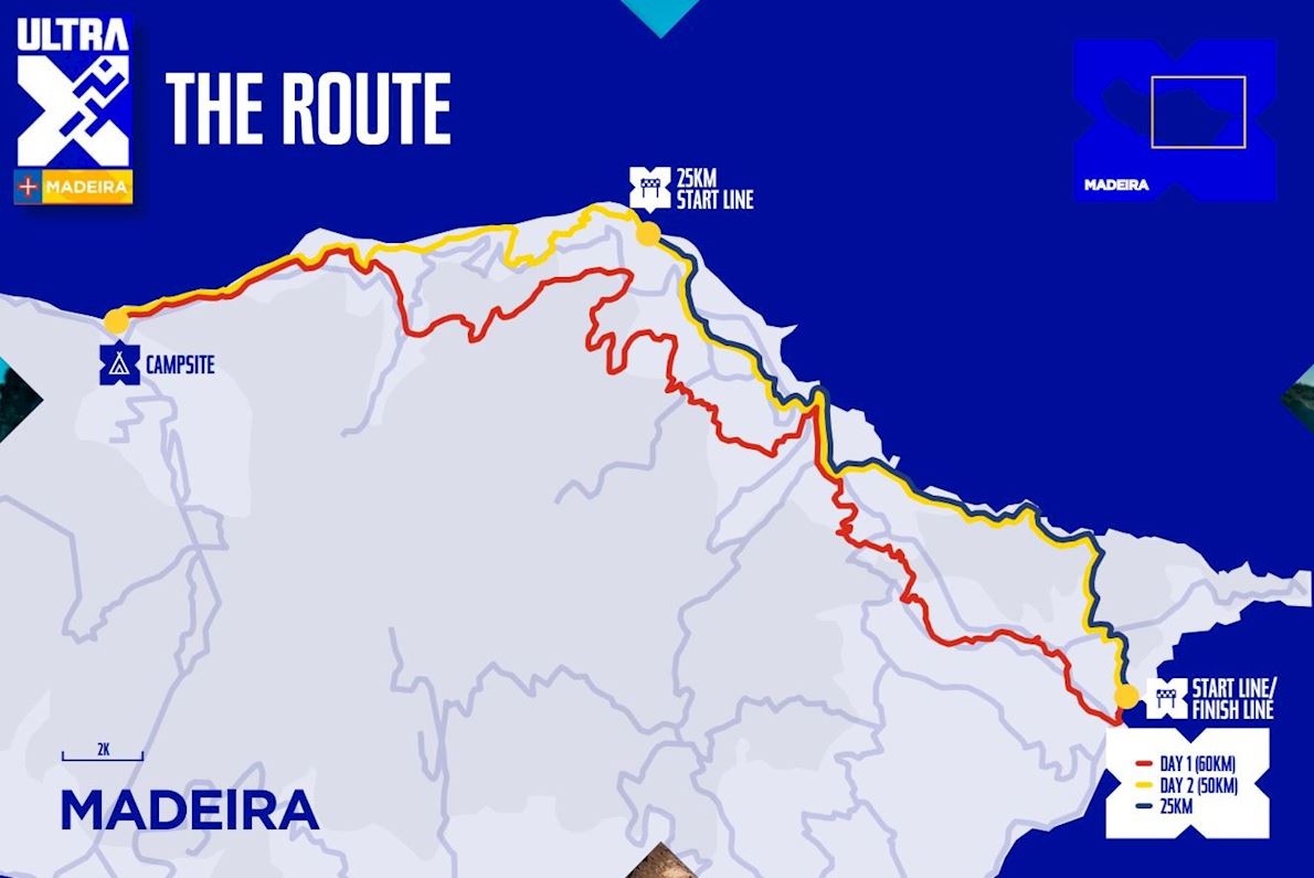 Ultra X Madeira ITINERAIRE