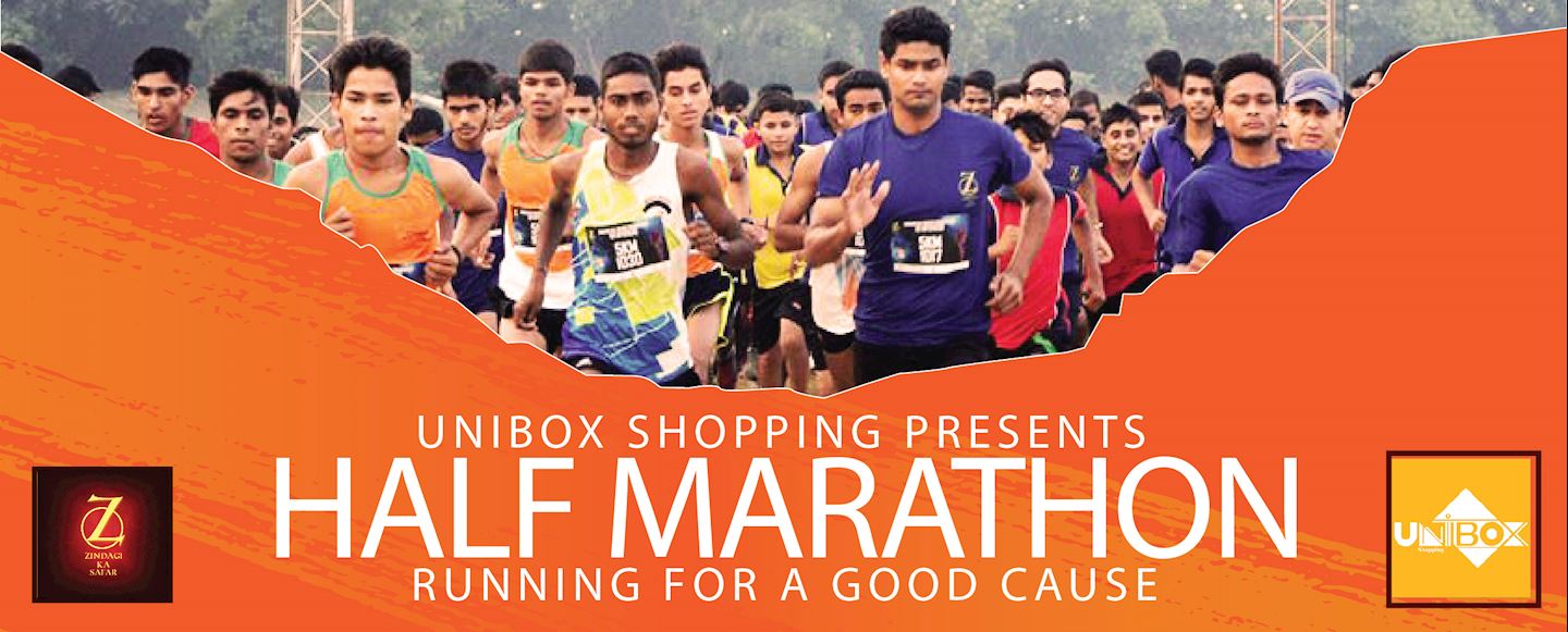 unibox shopping present half marathon
