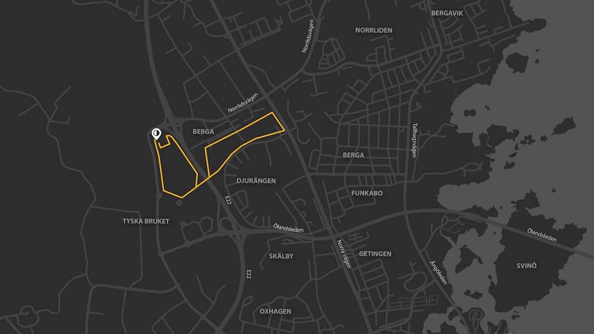 Världens Barn - Loppet Route Map