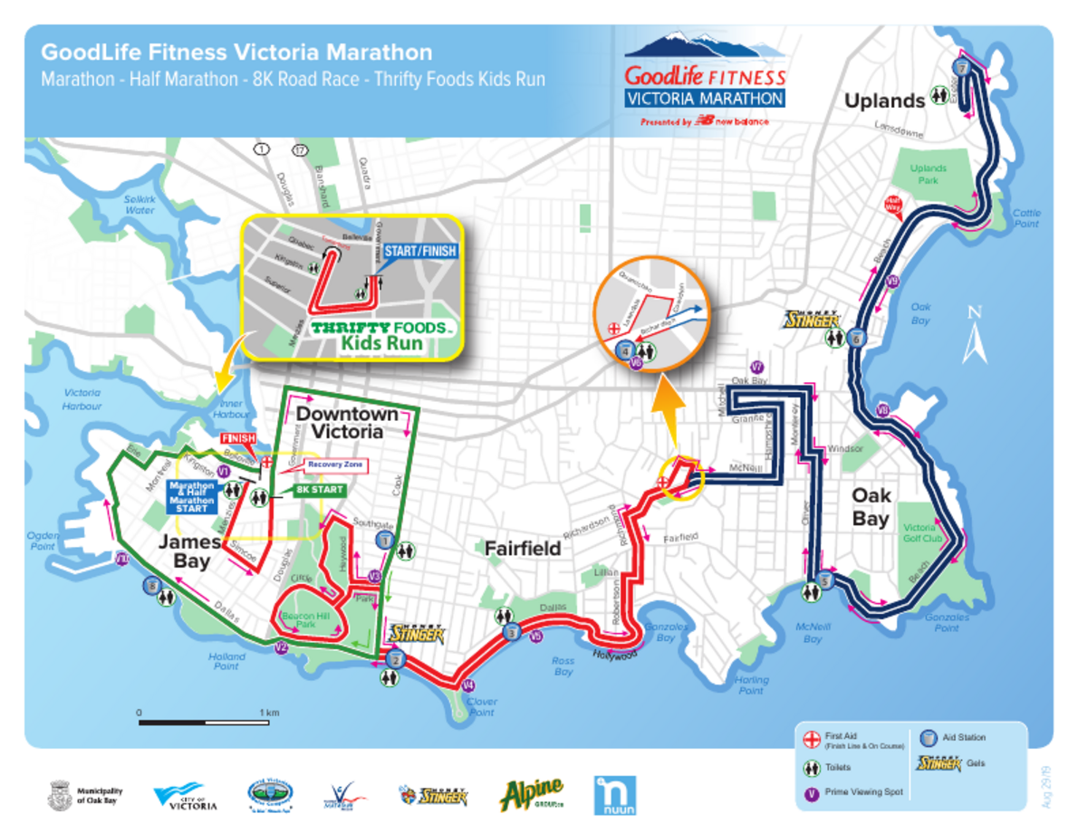 Royal Victoria Marathon ITINERAIRE