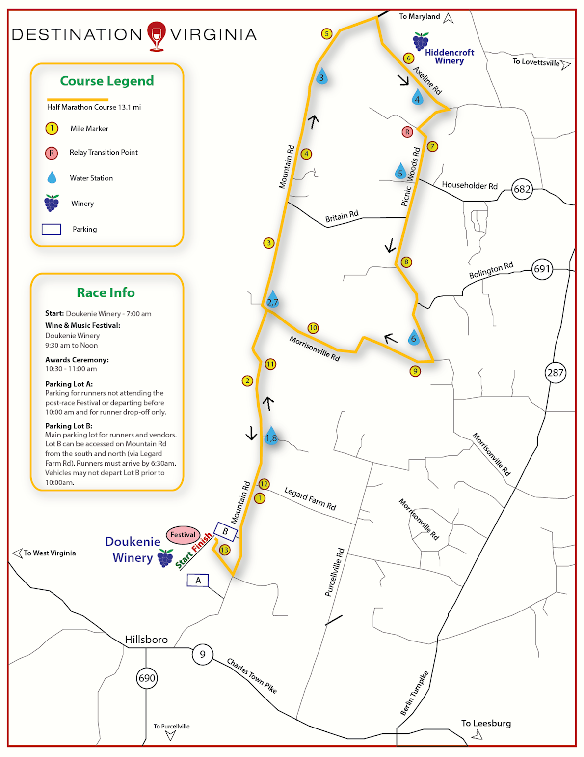 Virginia Wine Country Half Marathon World's Marathons