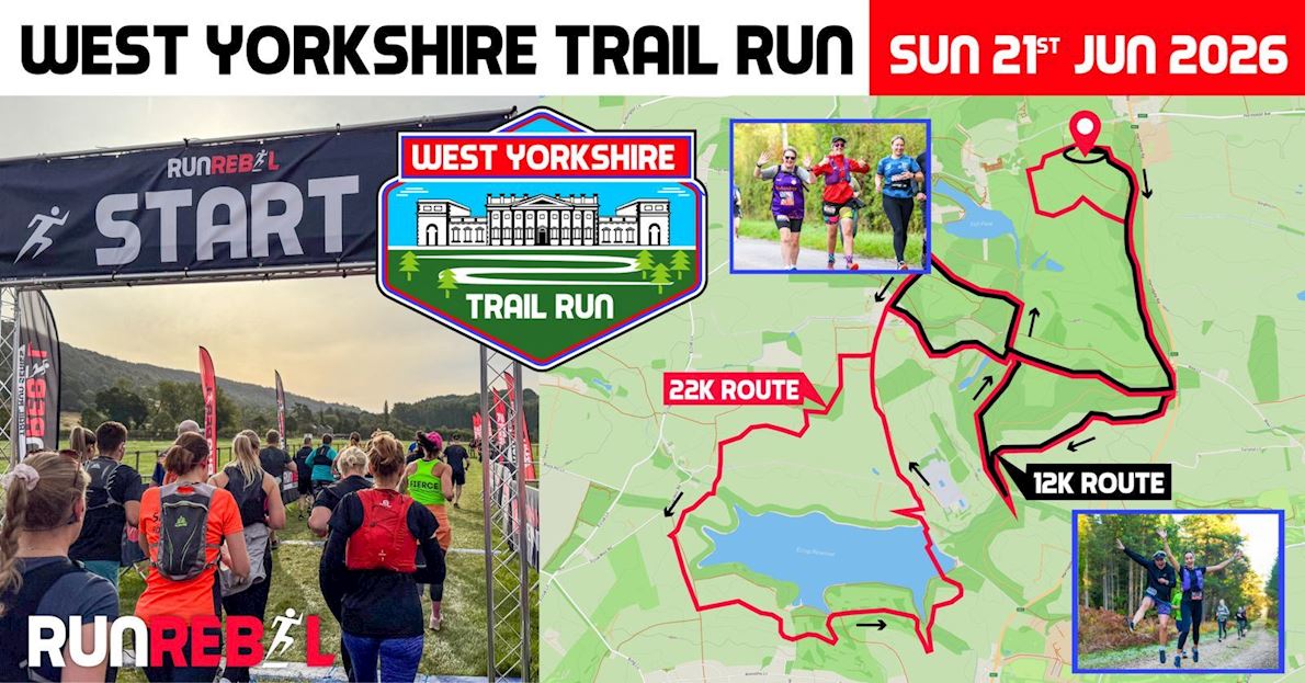 West Yorkshire Trail Run Route Map
