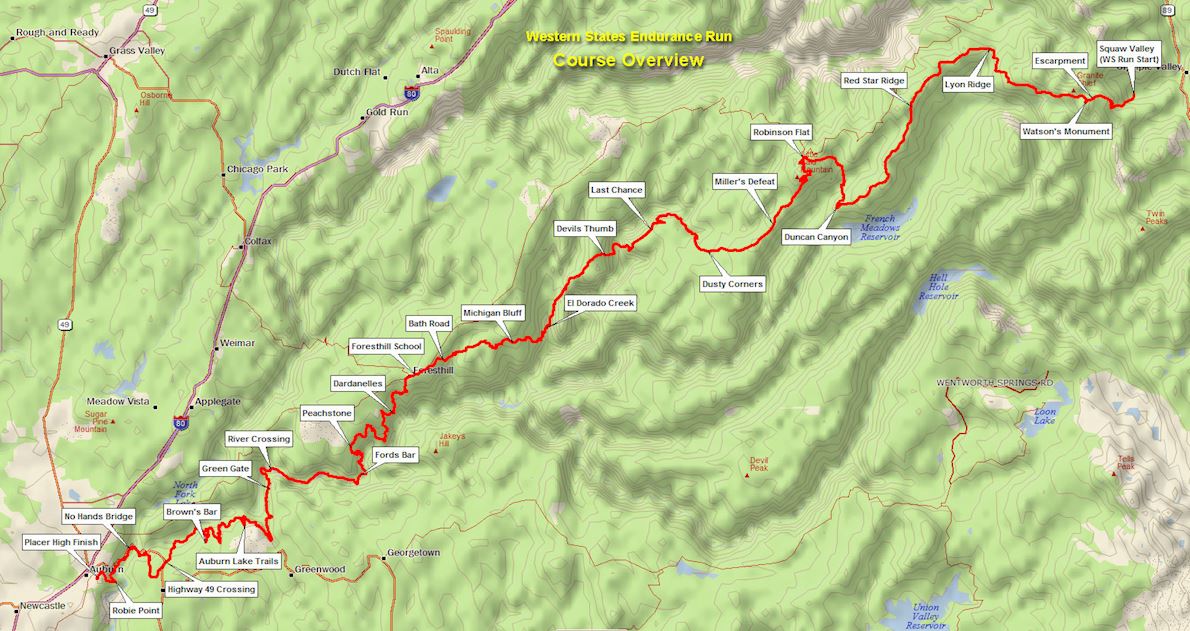 Western States Endurance Run World's Marathons