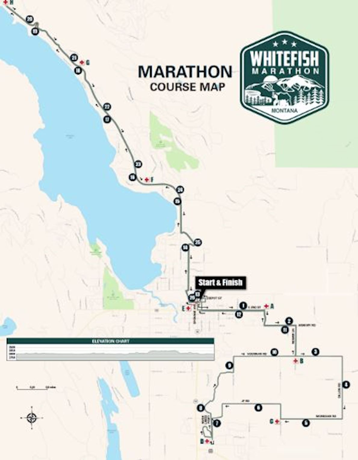 Whitefish Marathon, May 11 2019 World's Marathons