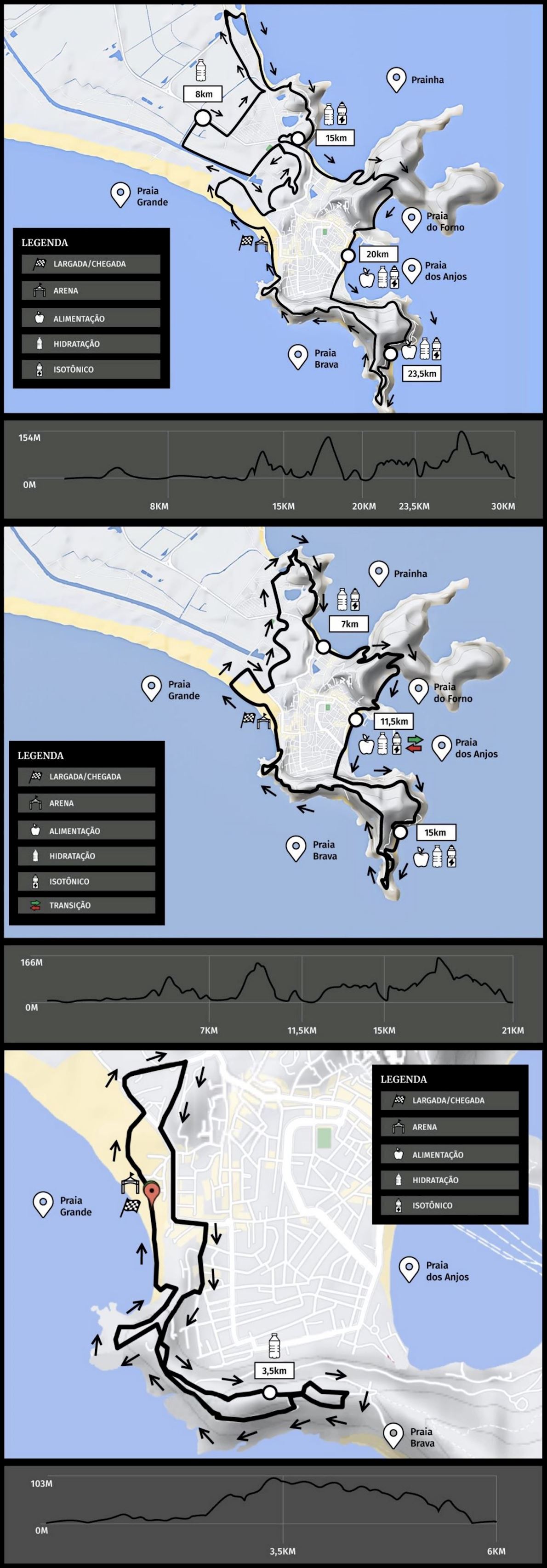 WTR Arraial do Cabo Route Map